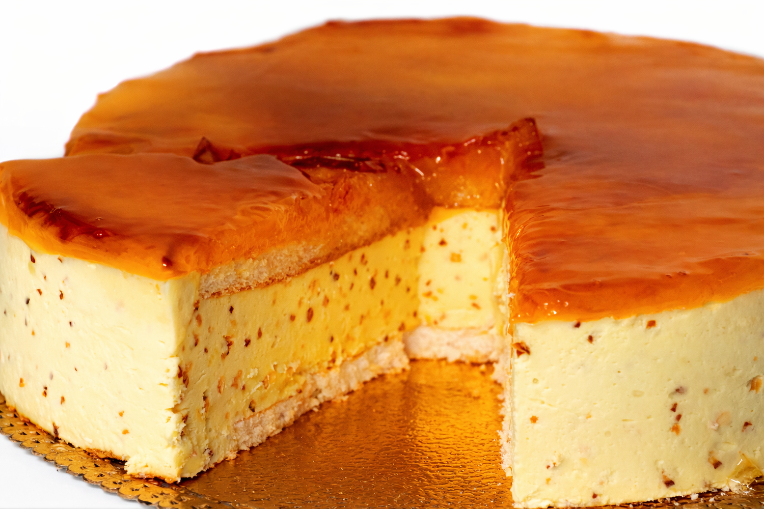 Tarta de Limón con Yema Confitada y Almendra